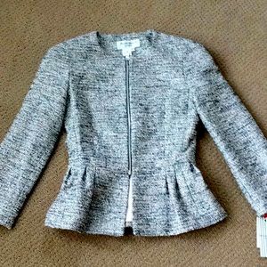 Helene Berman London tweed peplum jacket XS - BNWT